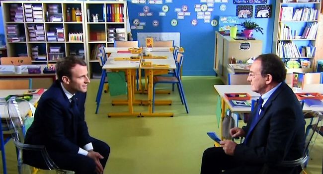 Sondage: 72% des retraités pas convaincus par Macron sur TF1