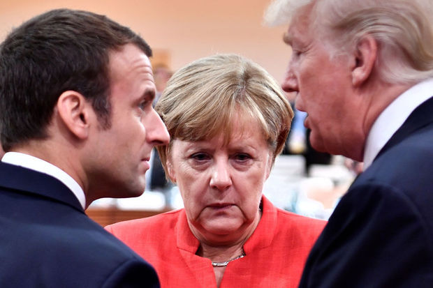 Macron accuse implicitement Trump de vouloir "décider" pour les Européens