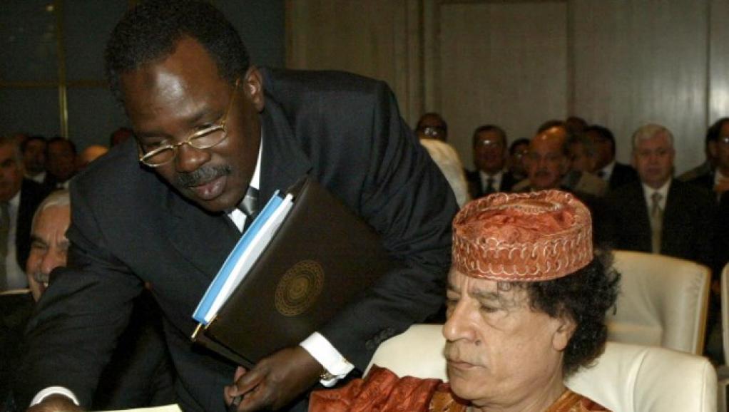 Bechir Saleh ici avec le défunt Mouammar Kadhafi