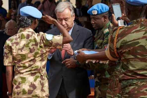 Le secrétaire général de l'ONU au Mali pour la Journée des Casques bleus
