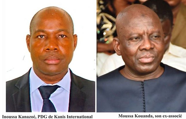 Inoussa Kanazoé (à g.) et Moussa Koanda