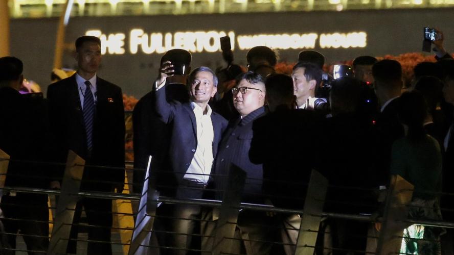 Kim Jong Un se paie une virée nocturne dans Singapour à la veille de son sommet avec Trump