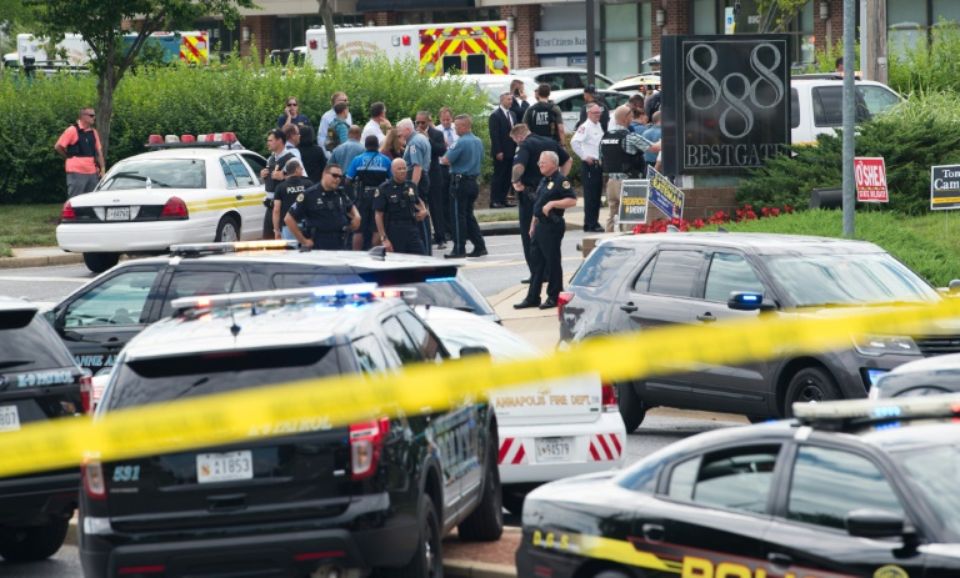 Au moins 5 morts dans une fusillade dans un journal aux Etats-Unis