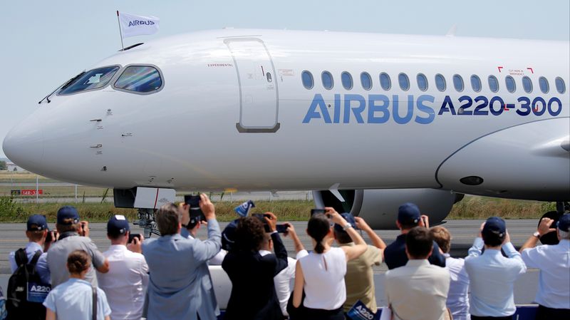 Nouveau membre de la famille Airbus: l'A220, ex-CSeries de Bombardier