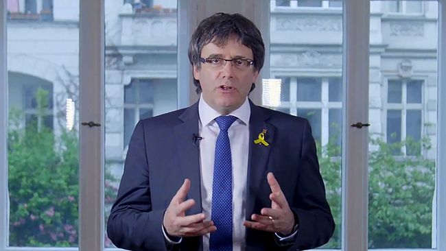 A Waterloo, le Catalan Puigdemont promet de continuer le combat séparatiste