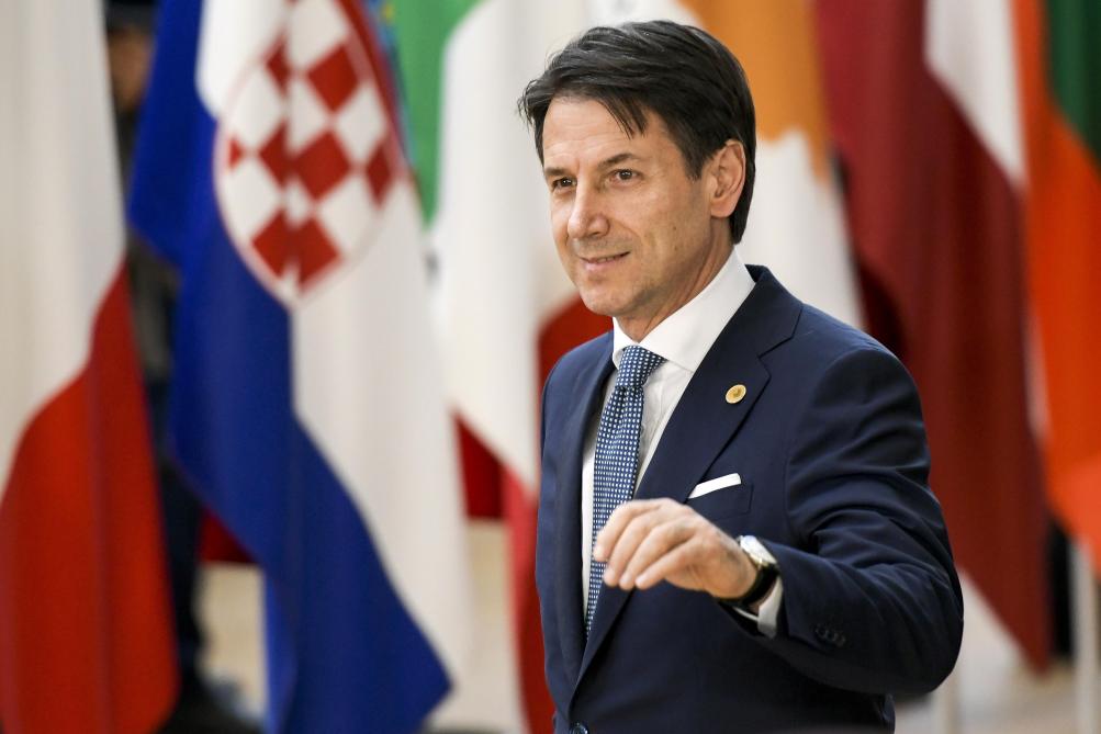 Le chef du gouvernement italien, Giuseppe Conte