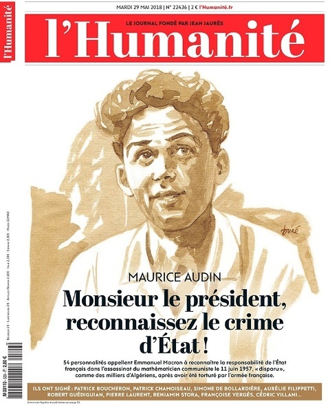 L’assassinat de Maurice Audin, pour ceux qui ont refusé le silence