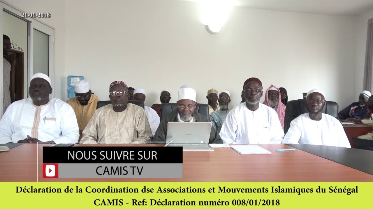 Propos et vidéos indécents à l'encontre de la communauté Mouride au Sénégal : la Déclaration de la Coordination des Mouvements et Associations Islamiques du Sénégal en six points