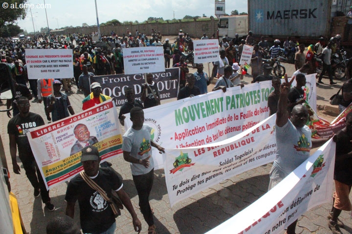 Togo: manifestation pour la libération d'opposants