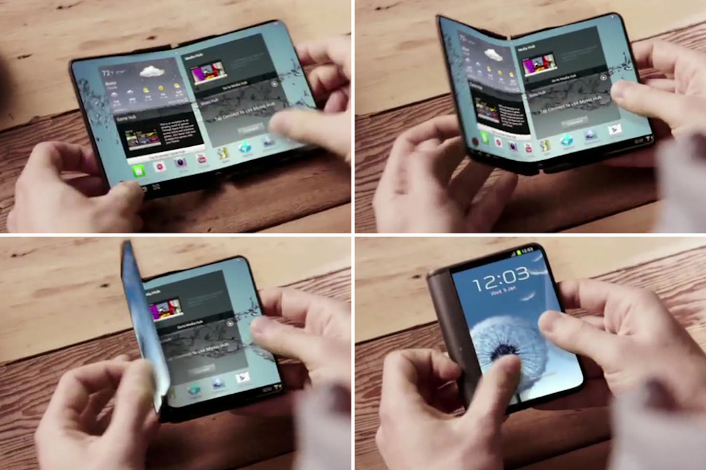 Samsung présente un écran pliable pour faire du smartphone une tablette