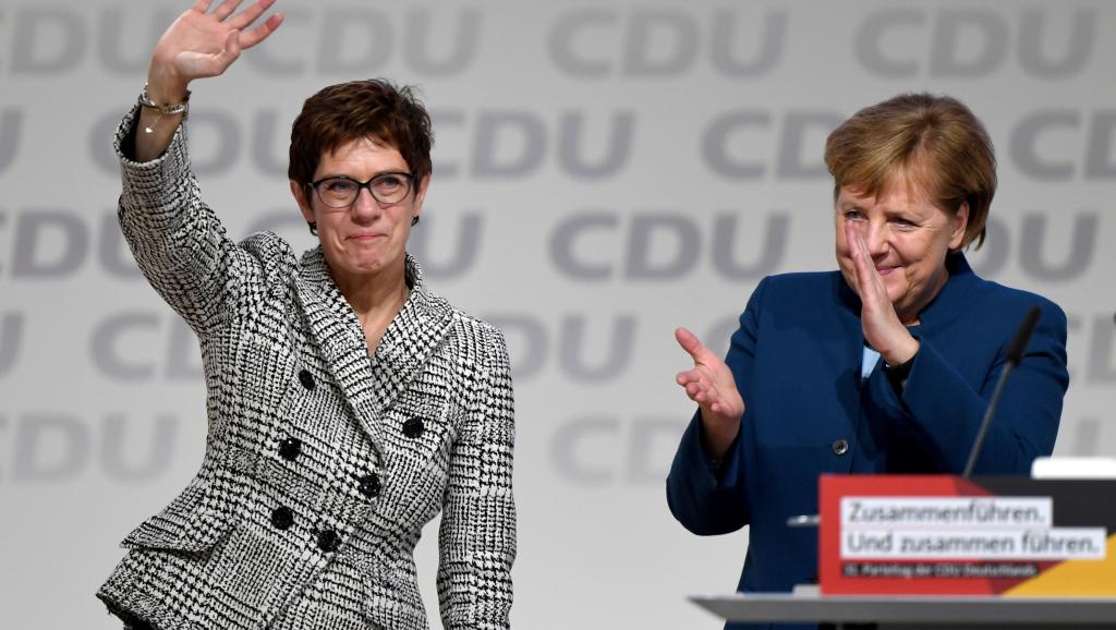 Allemagne: Annegret Kramp-Karrenbauer, successeur de Merkeel à la présidence de la CDU