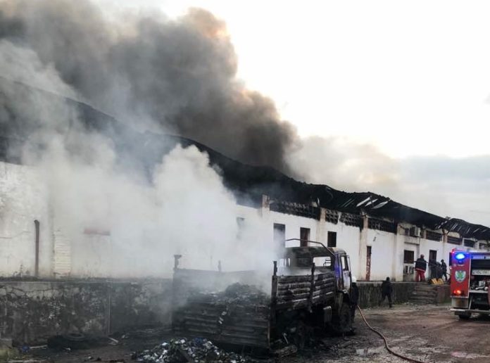 L'entrepôt de la CENI victime d'un incendie