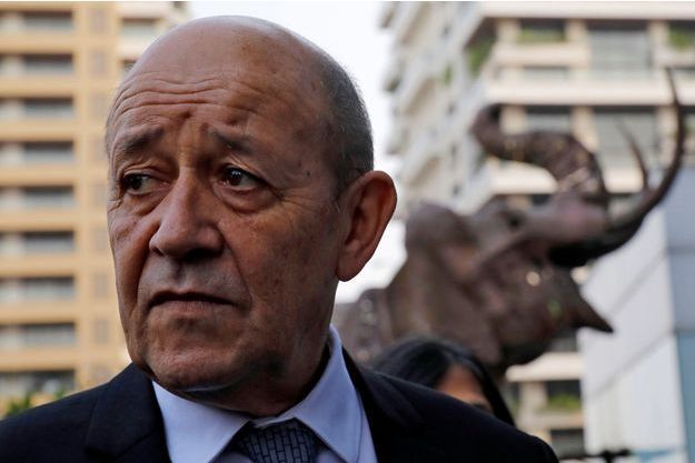 Jean Yves Le Drian, ministre de l'Europe et des Affaires étrangères