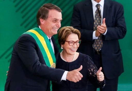 Brésil: un début de mandat au pas de charge pour Bolsonaro