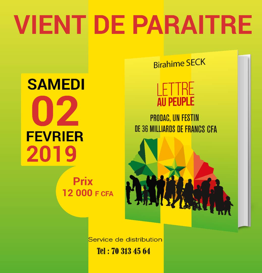 Livre-enquête sur le Prodac: Birahime Seck porte le scandale à 36 milliards de francs CFA