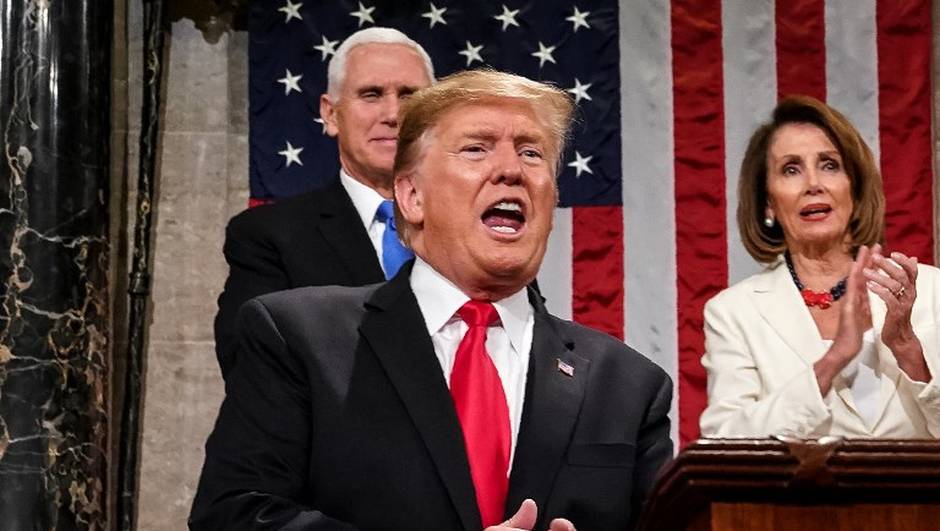 Mur à la frontière mexicaine, enquête russe… Ce qu'il faut retenir du discours sur l'état de l'Union de Donald Trump