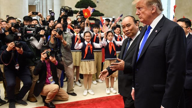 Trump vante le "formidable" potentiel de la Corée du Nord