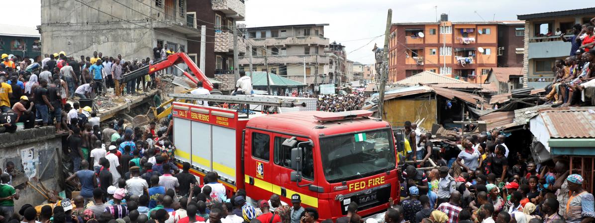 Nigeria : au moins huit morts dans l'effondrement d'un immeuble à Lagos