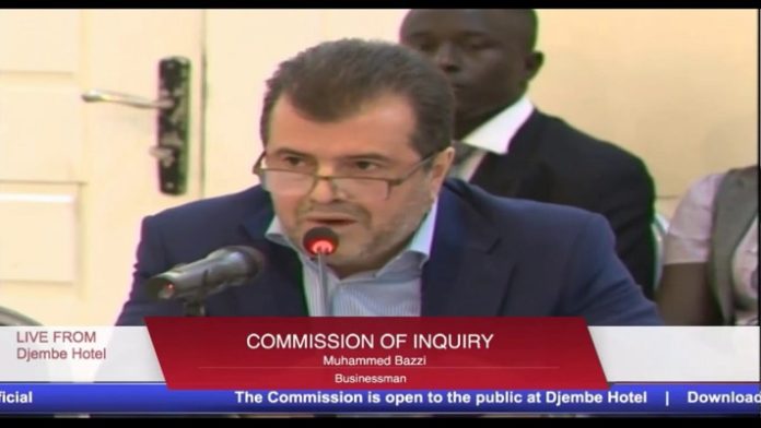 Mohamed Bazzi, devant la commission d'enquête mise en place après le départ de Jammeh