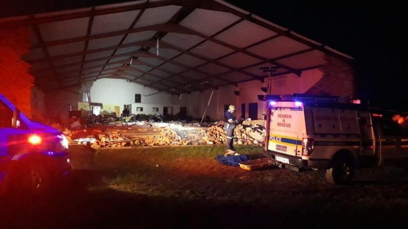 Treize morts en Afrique du Sud après l'effondrement d'un mur d'église