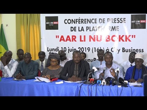 PLATEFORME «AAR LI NIOU BOKK» ET SCANDALES GAZIERS : « Nous voulons que 15 millions de Sénégalais disent ‘ça suffit’’»