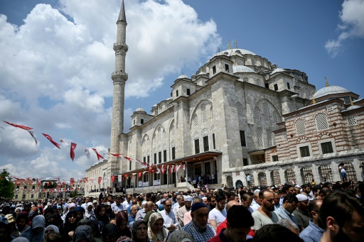 A Istanbul (Turquie), une prière a été célébrée en mémoire de Mohamed Morsi ce 18 juin 2019.