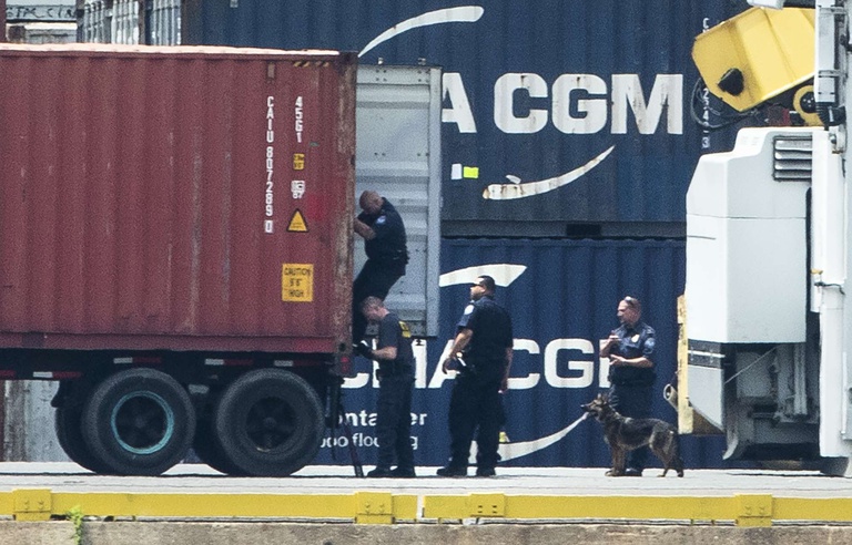 16 tonnes de cocaïne saisies sur un bateau à Philadelphie