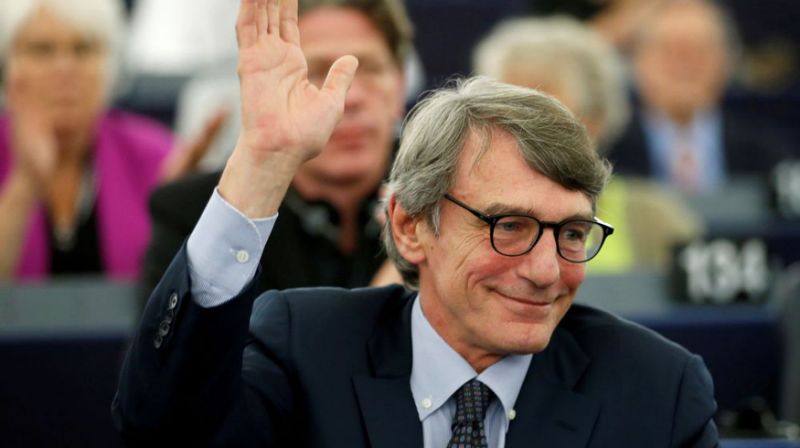 L'Italien Sassoli élu à la présidence du Parlement européen