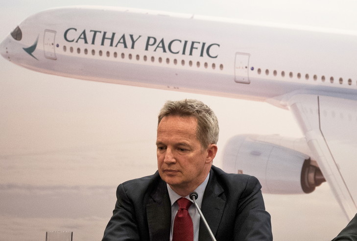 Hong Kong: Démission du DG de la compagnie aérienne Cathay Pacific