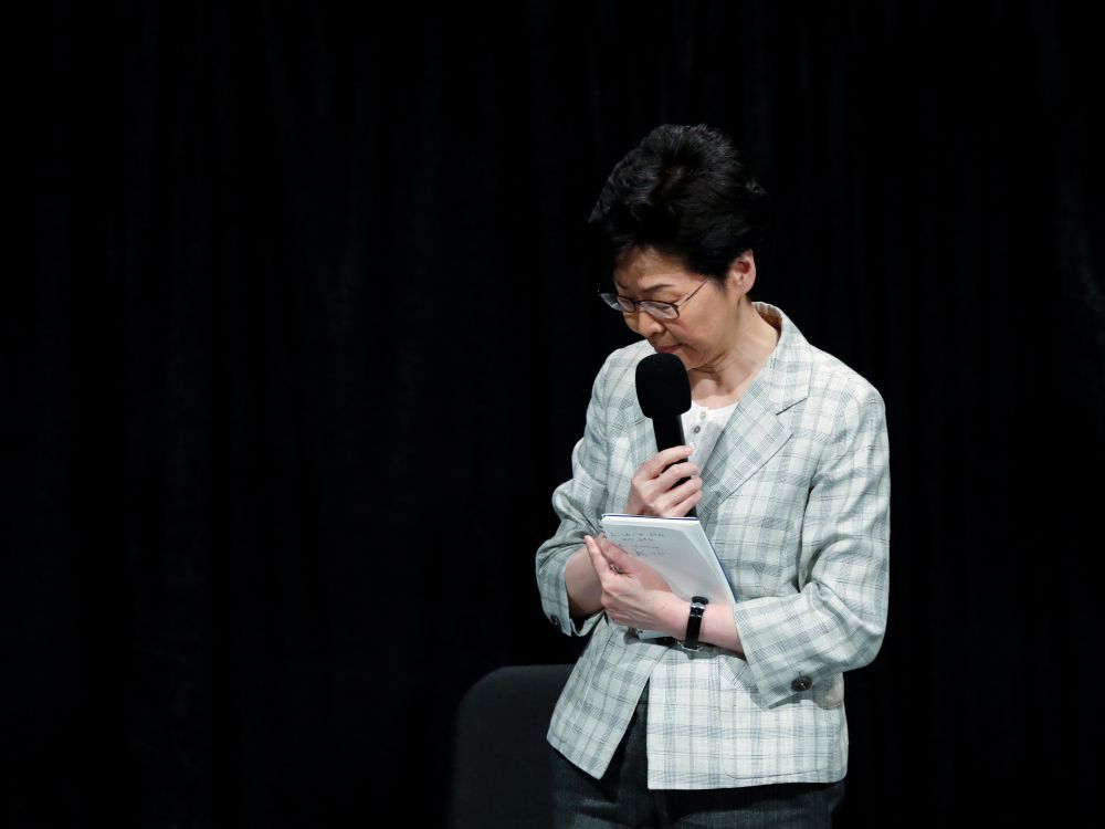 Lam dit qu'elle ne tolérera plus les actes de vandalisme à Hong Kong