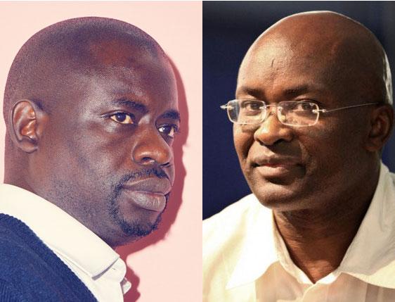Felwine Sarr (à g.) et Achille Mbembe, les organisateurs de l'événement