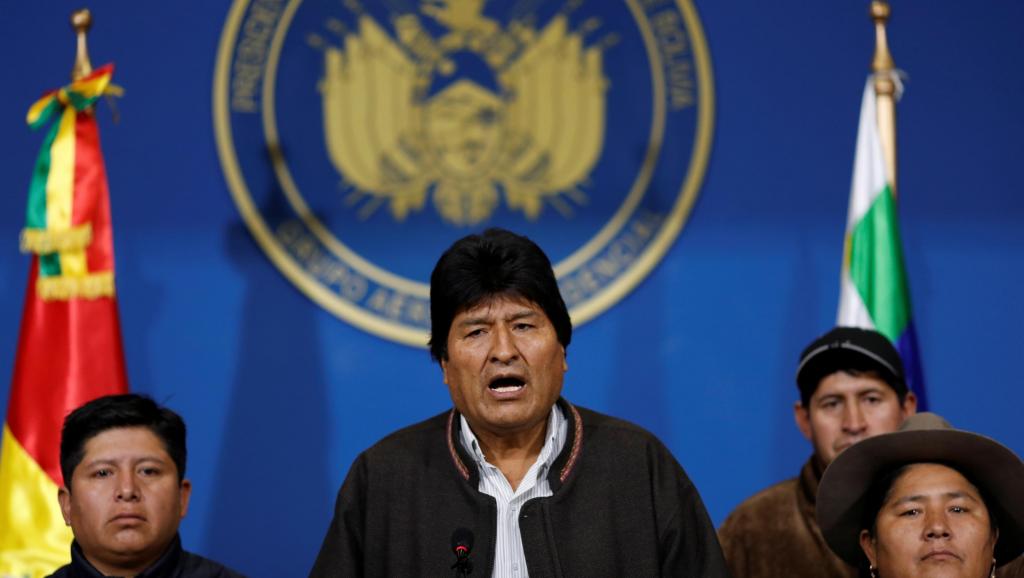 BOLIVIE: Sous pression, Evo Morales démissionne