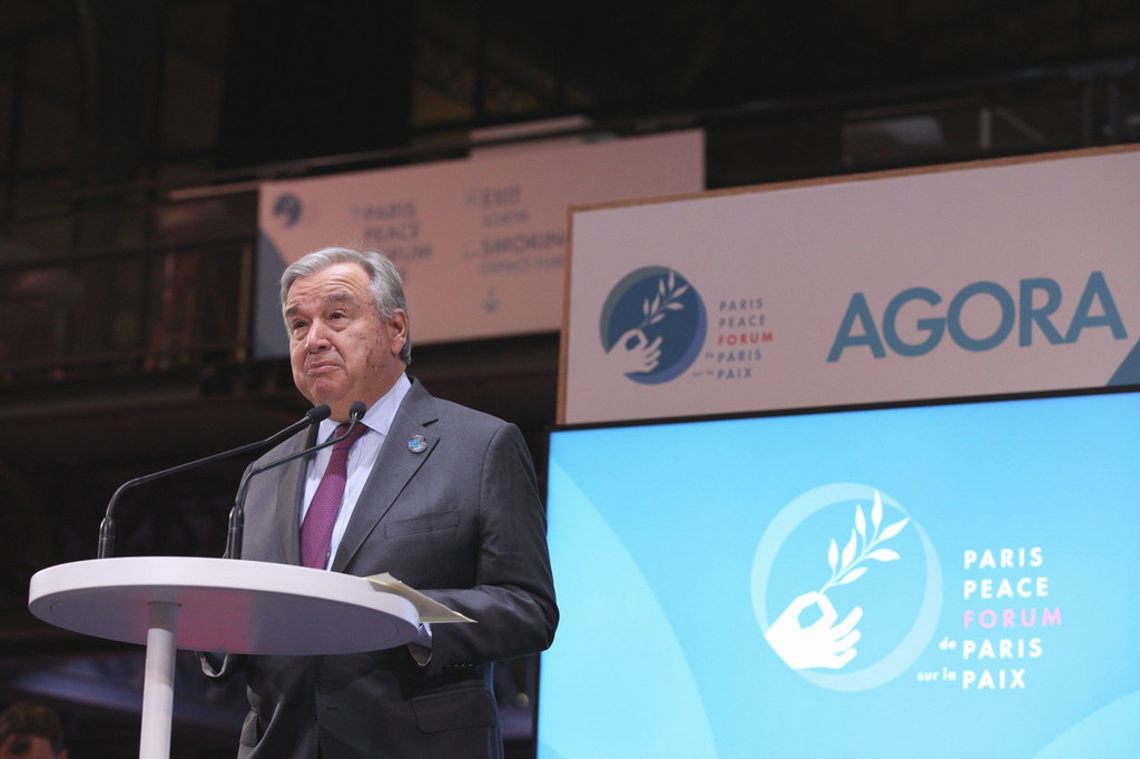 Forum de Paris sur la paix : « Le monde se fissure. Le statu quo n’est pas tenable » (Antonio Guterres)