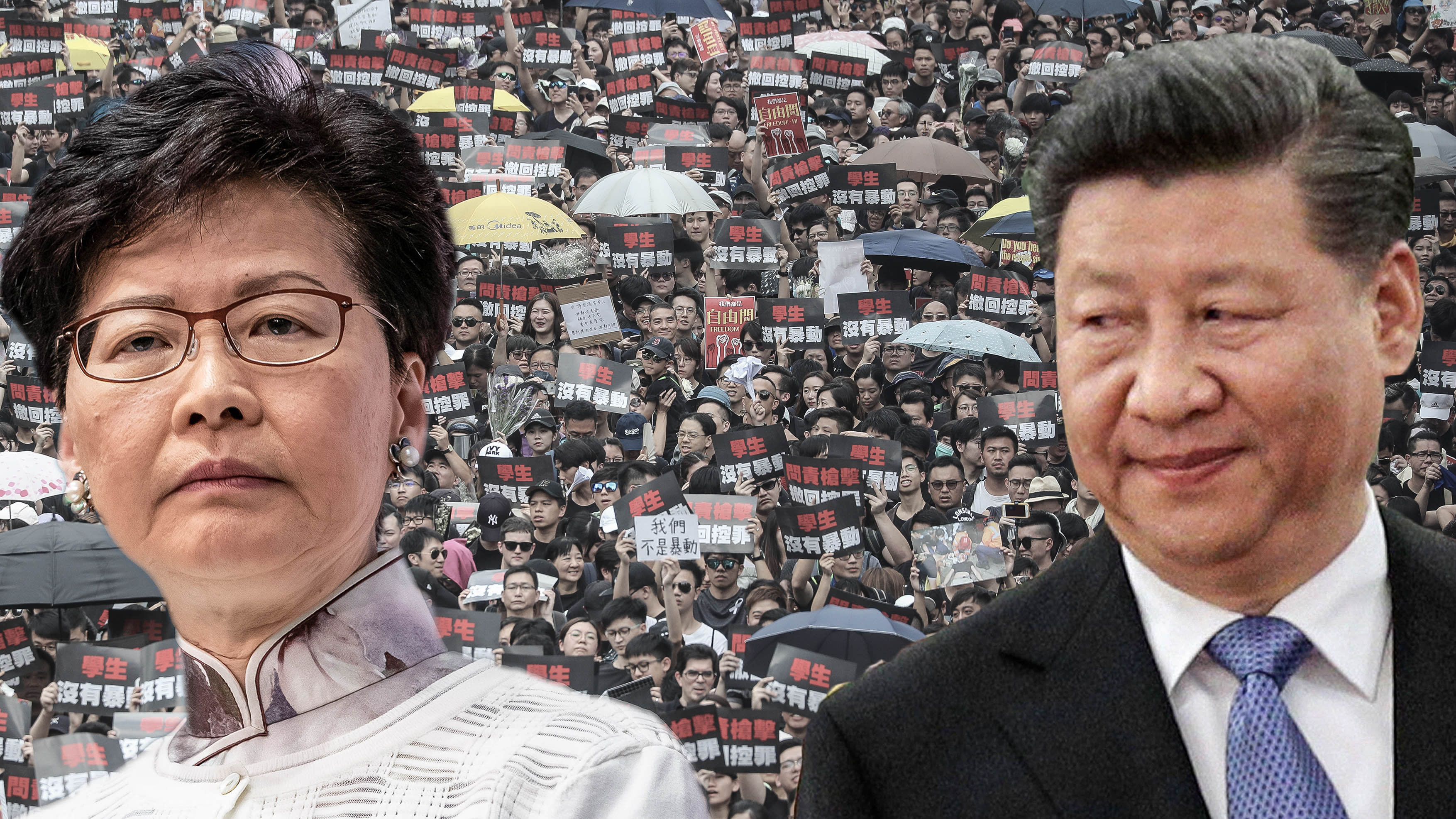 Hong Kong: Xi salue le courage de Carrie Lam face à la contestation