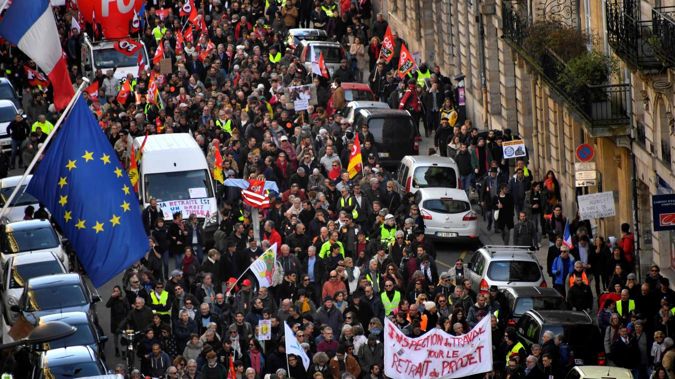 Retraites: nouvelle journée interprofessionnelle de grèves et manifestations le 16 janvier