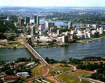 Abidjan en vue aerienne La française IGN FI choisie pour moderniser le foncier ivoirien avec 18 milliards FCFA (1ère phase)