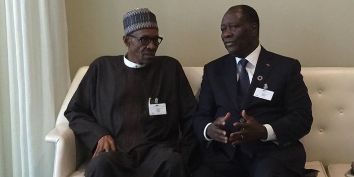 Buhari et Ouattara