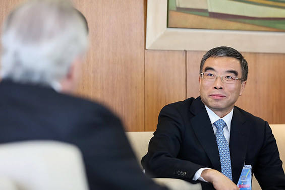 Liang Hua, le président du géant chinois