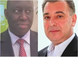 Aliou Sall et Frank Timis (Petrotim)
