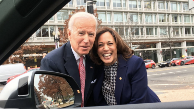 Kamala Harris soutient Joe Biden dans la primaire démocrate