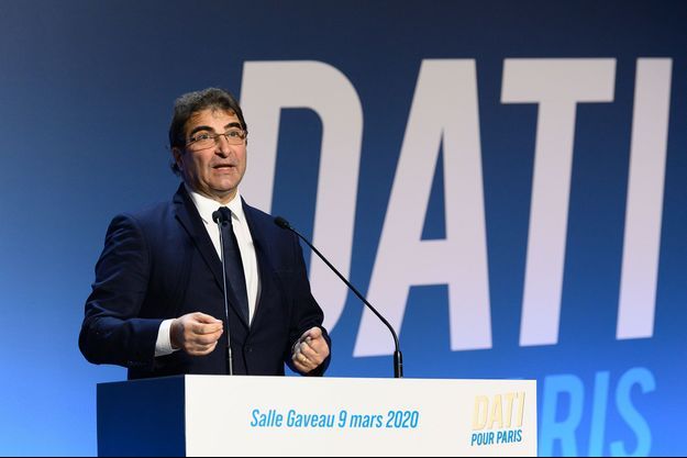 Christian Jacob lors d'un meeting politique à Paris le 9 mars dernier