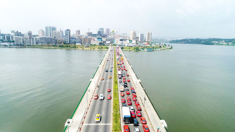 Une vue d'Abidjan