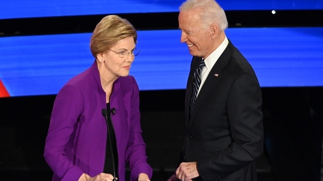 Warren sort de son silence et soutient Biden