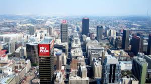 Une vue de Johannesburg