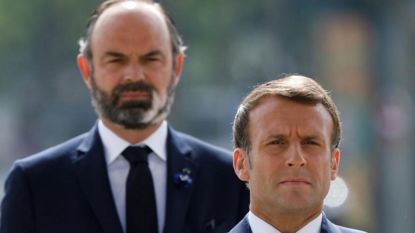 Emmanuel Macron et Edouard Philippe, les deux chefs de l'Exécutif français