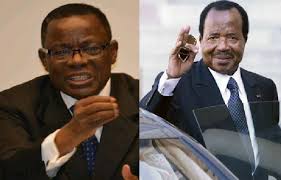 L'opposant Maurice Kamto et le Président Paul Biya
