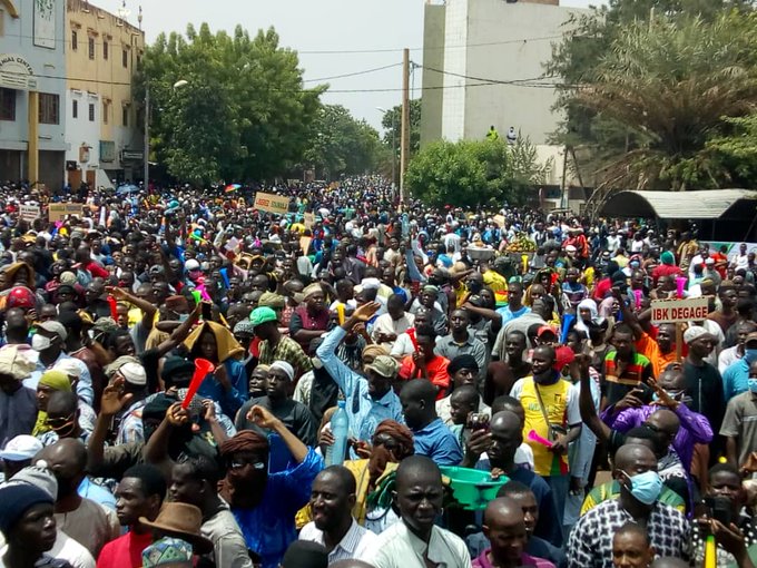 Mali : Manifestation gigantesque contre le président «IBK» à Bamako