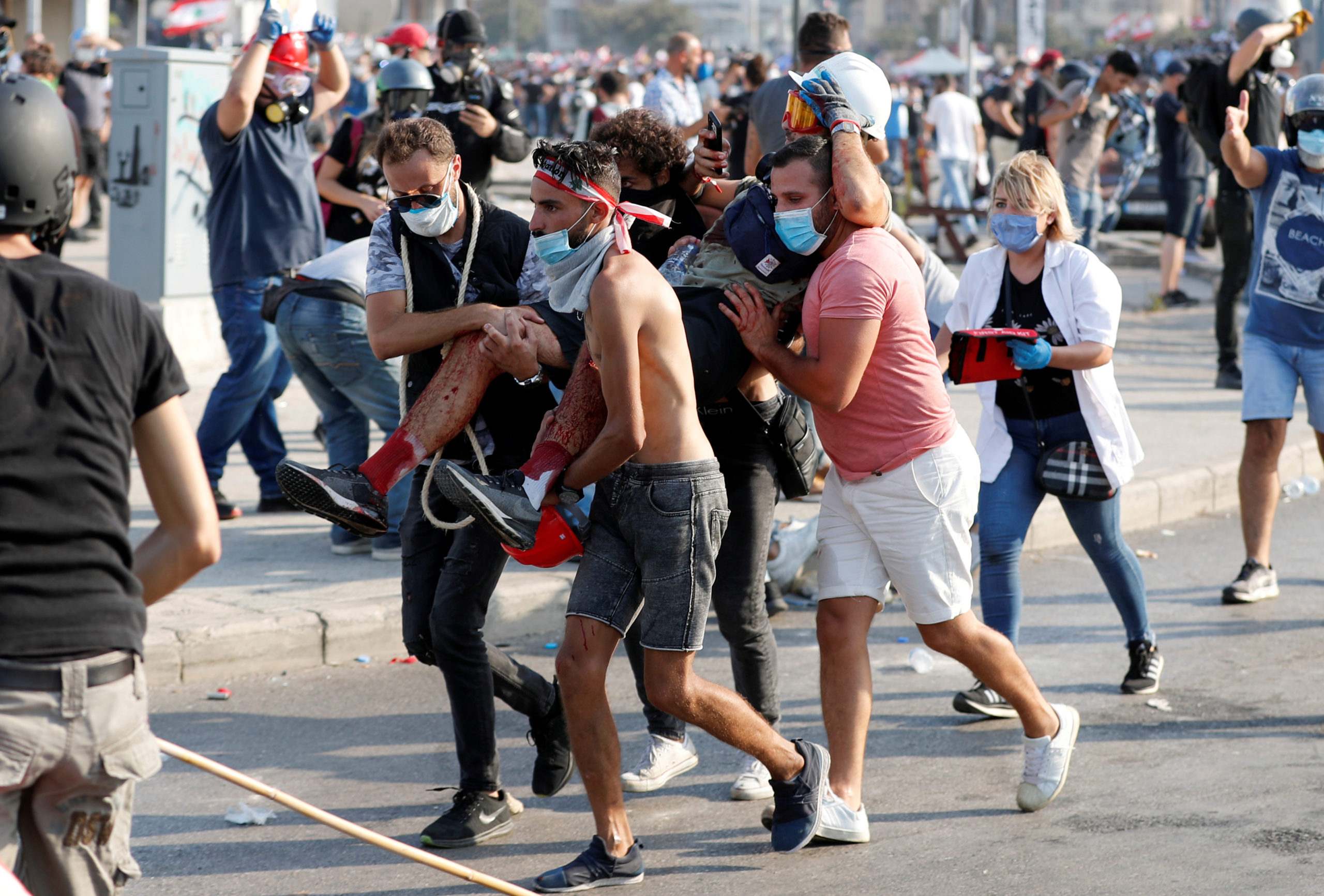 Manifestation tendue à Beyrouth contre le gouvernement