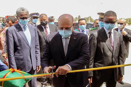Le Président Ghazouani à l'inauguration du nouveau siège du conseil constitutionnel