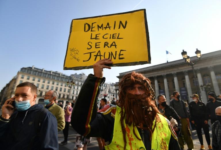 France: Journée test avec la manifestation des Gilets jaunes